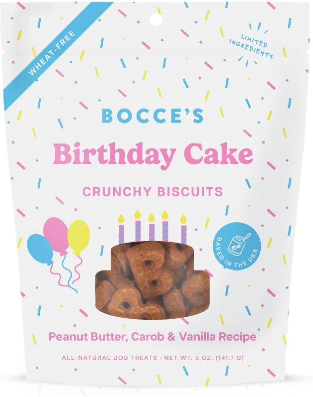 - Crave dog food reviewBocce's Bakery Birthday Peanut Butter, Molasses & Vanilla Cake Dog Treats, 5-oz bag