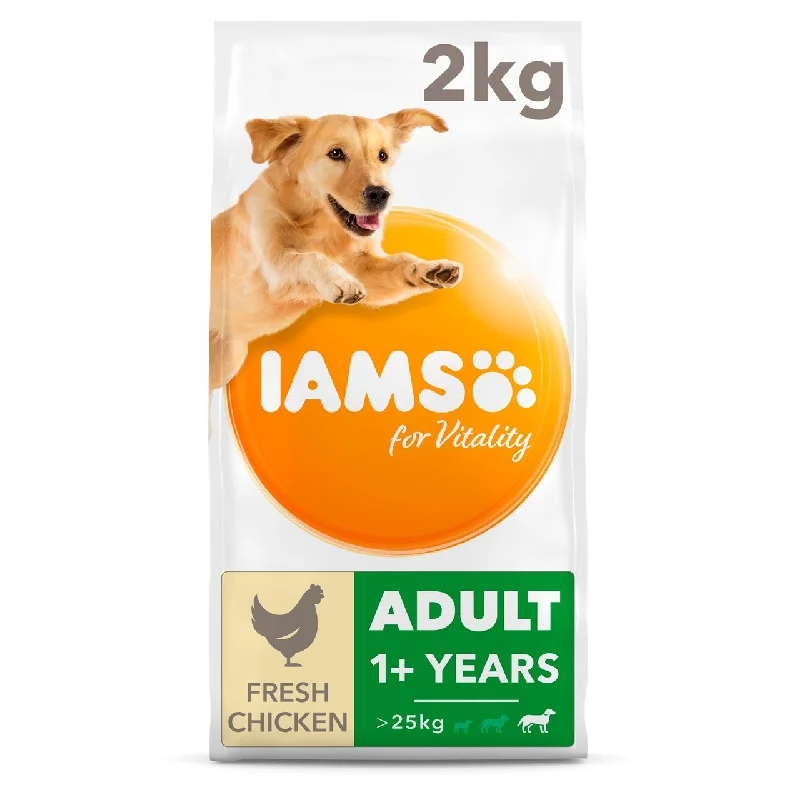 -Grain-free dog food recommendationIAMS for Vitality Adult Dog Food Large Breed With Fresh Chicken 2kg